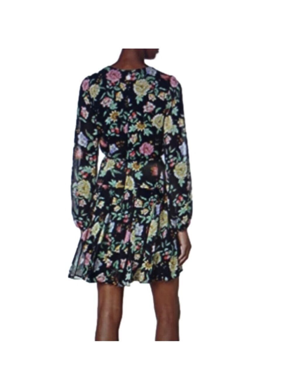 NWT Tommy Hilfiger Smock Waist Fit and Flare Floral Print Dress Size 4